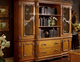Классический шкаф книжный L231